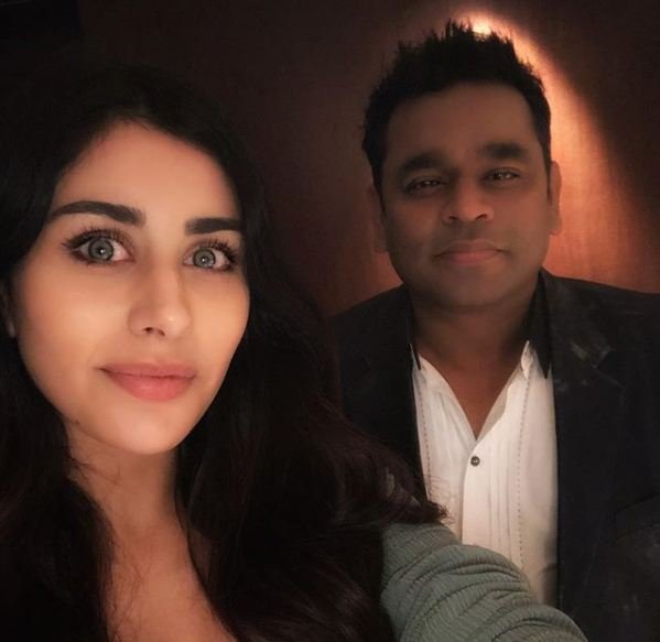 Warina Hussain with Rahman