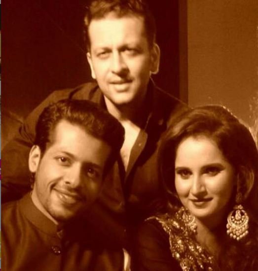 Nihar Pandya Paarth Pandya and Sania Mirza