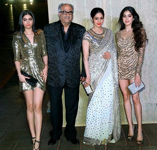 Jhanvi Kapoor Family